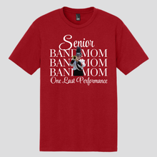 Load image into Gallery viewer, Marching band shirt mockup - Band Mom white text
