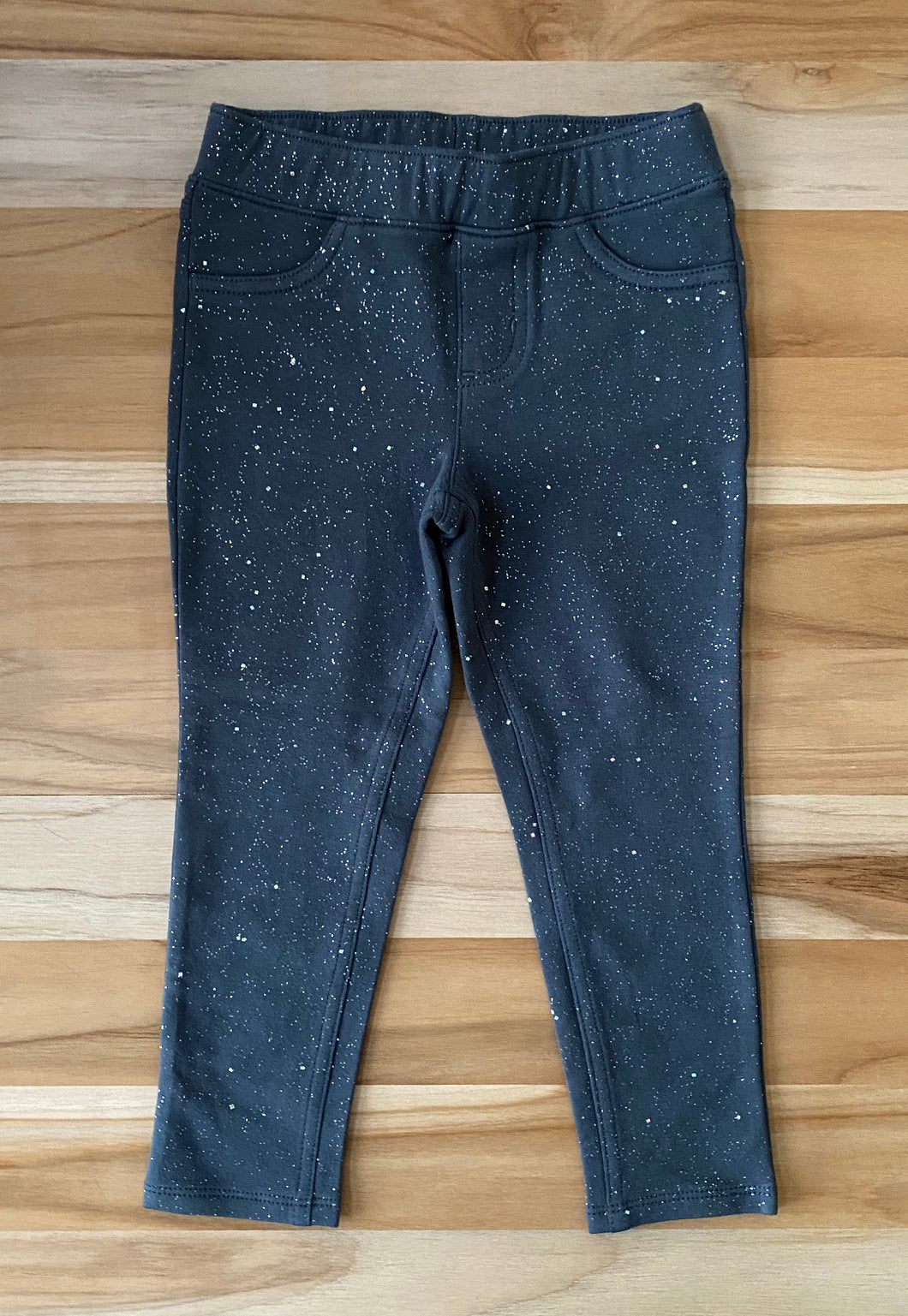 Grey Glitter Jumping Bean Leggings