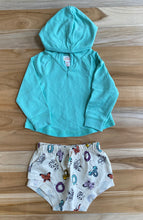 Load image into Gallery viewer, Light Green Hoodie with Shorts
