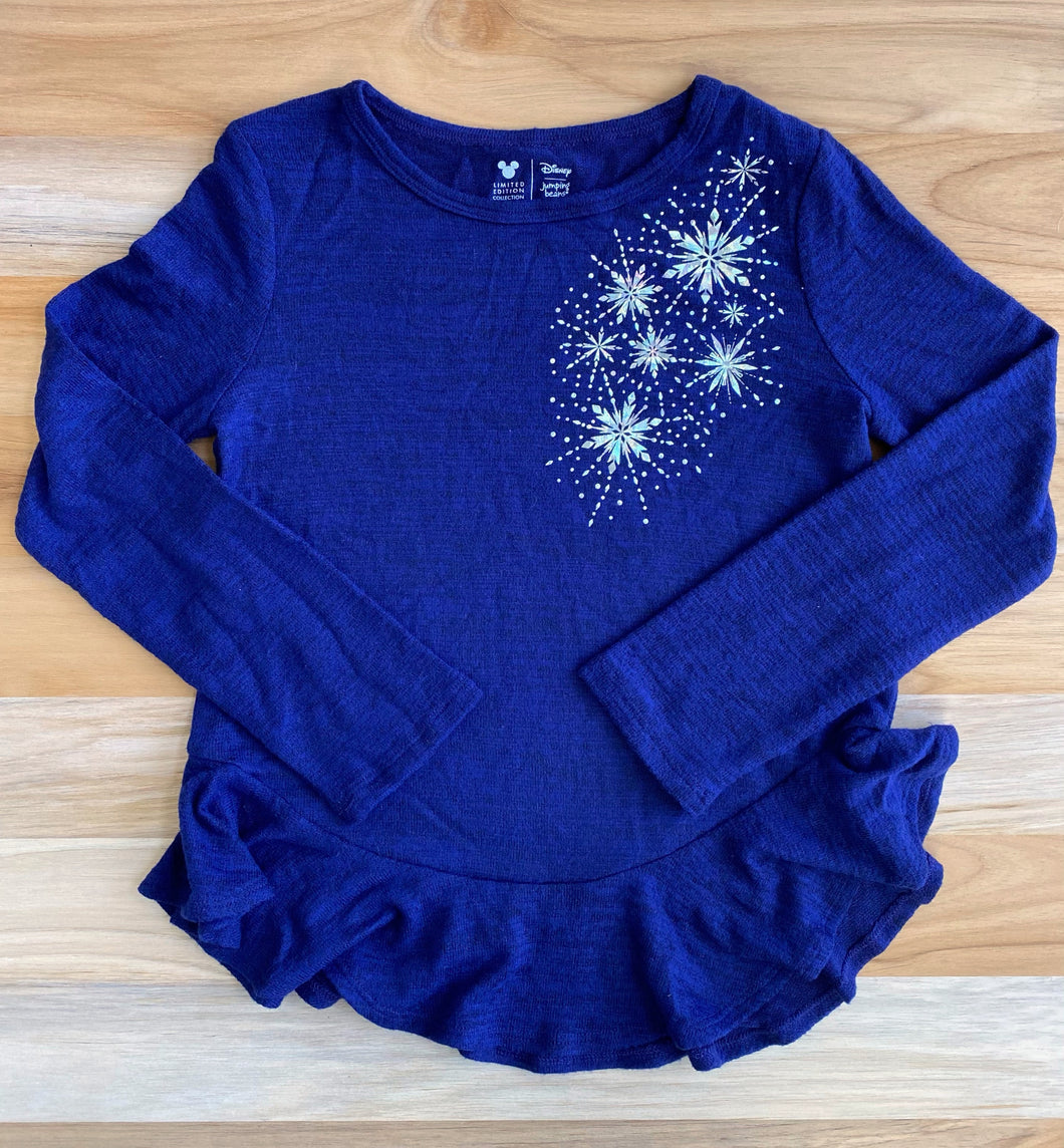 Blue Snowflake Top