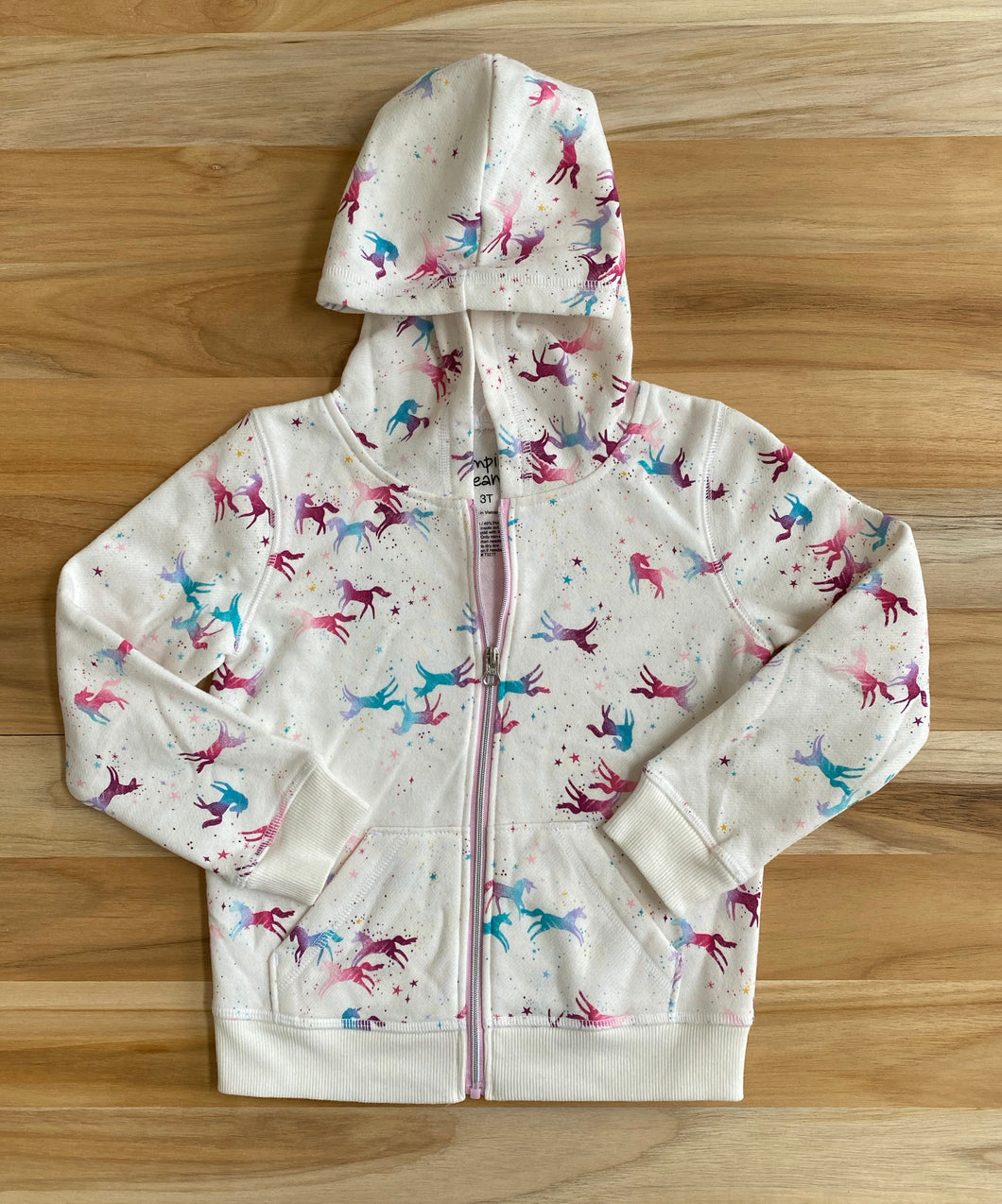 Unicorn and Stars Hooded Jacket